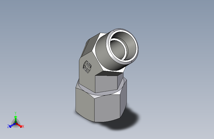 45度组合接头EV12LOMD.igs