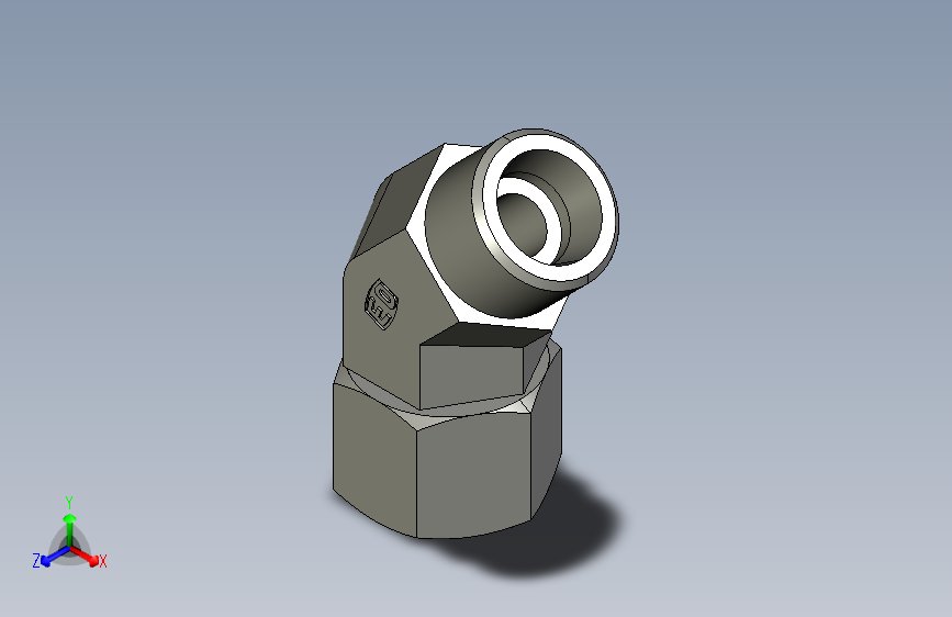 45度组合接头EV12SOMDCF.igs