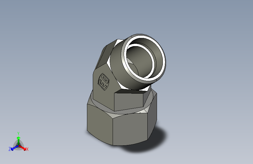 45度组合接头EV22LOMDCF.igs