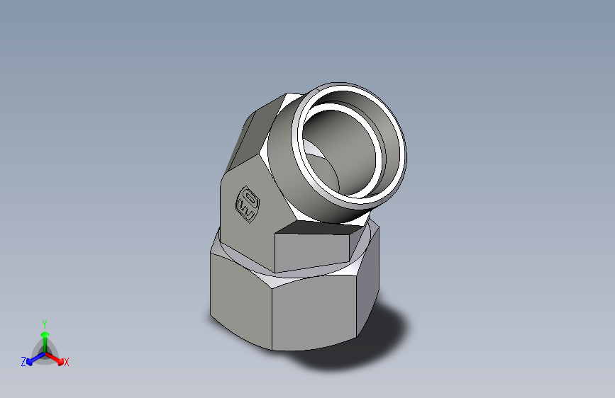 45度组合接头EV28LOMD.igs