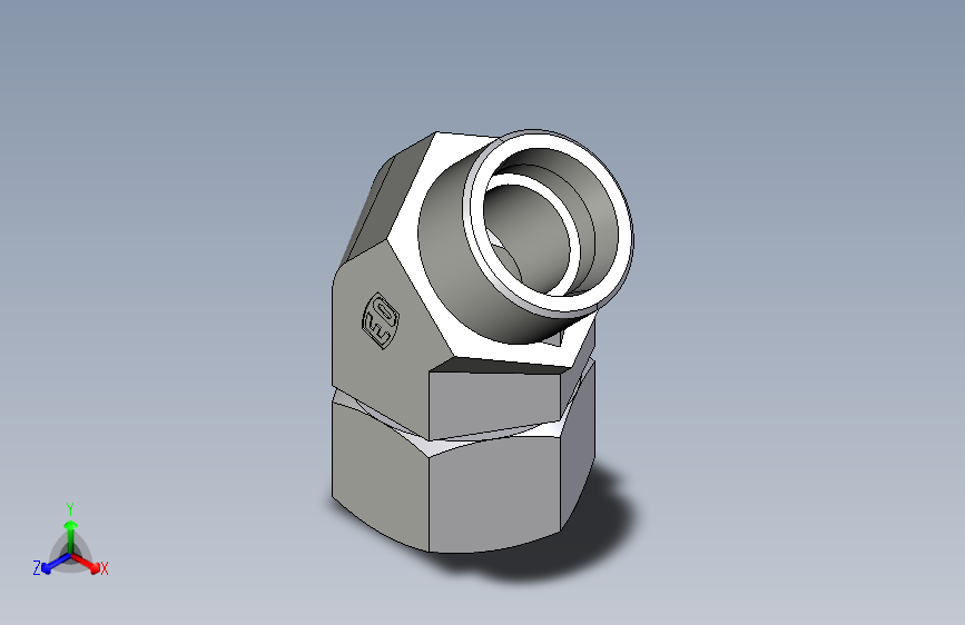 45度组合接头EV30SOMD.igs