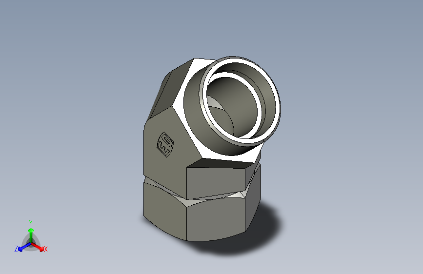 45度组合接头EV35LOMDCF.igs