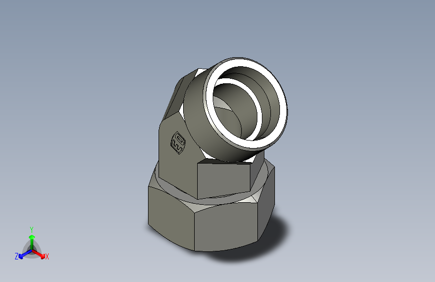 45度组合接头EV38SOMDCF.igs