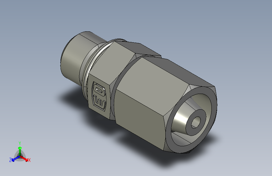 公制O圈密封组合接头EGEO06LMCF.igs