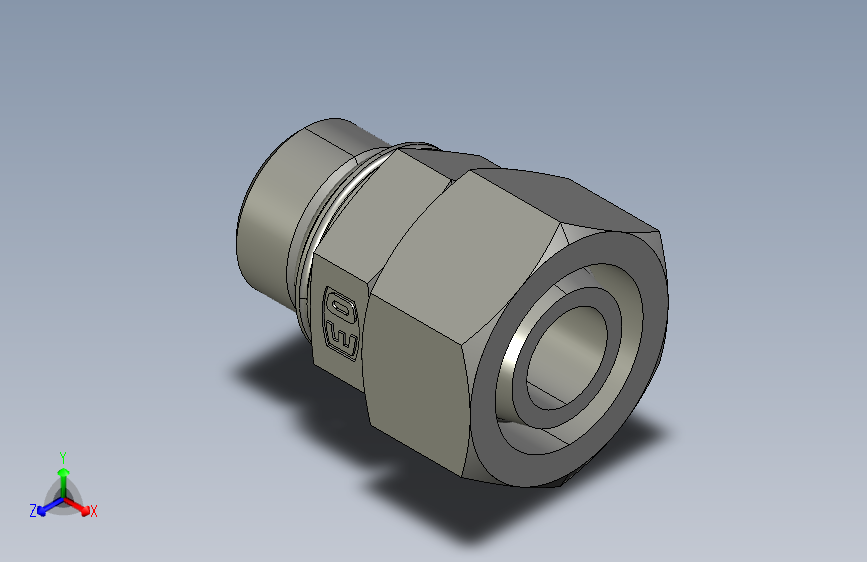 公制O圈密封组合接头EGEO18LMCF.igs