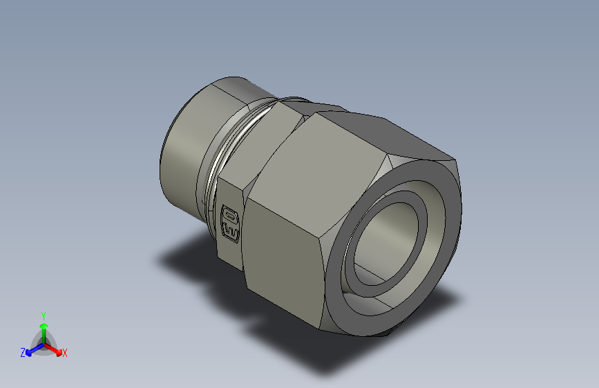 公制O圈密封组合接头EGEO22LM27x2CF.igs