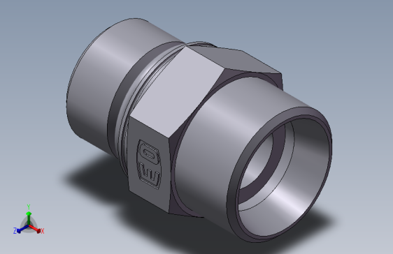 公制螺纹O圈密封GEO22LOM27x2OMD.SLDPRT