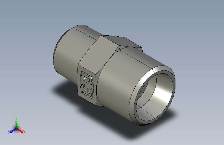 公制锥螺纹GE08LLMCFX.igs