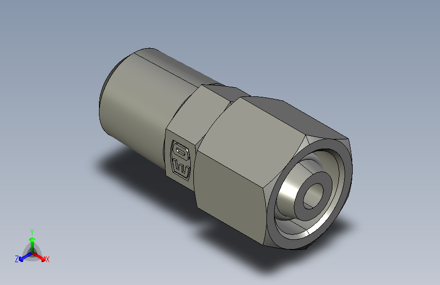 美制锥螺纹组合接头EGE08L1_4NPTCF.igs
