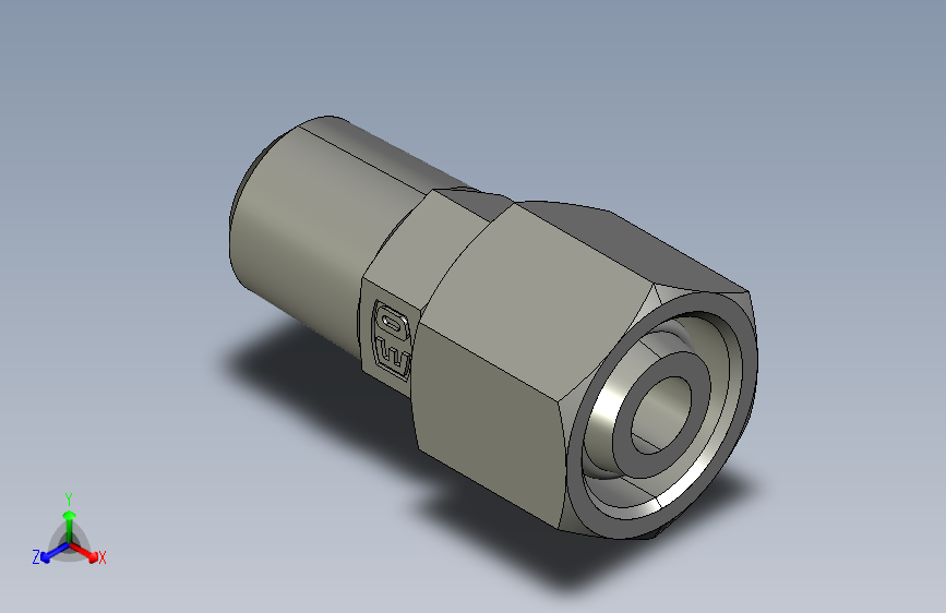 美制锥螺纹组合接头EGE10L1_4NPTCF.igs