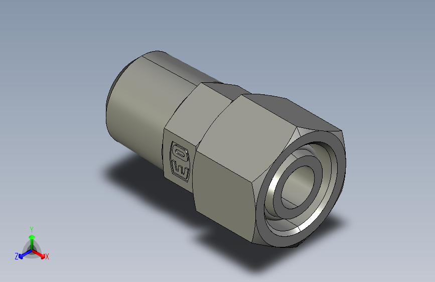 美制锥螺纹组合接头EGE15L1_2NPTCF.igs