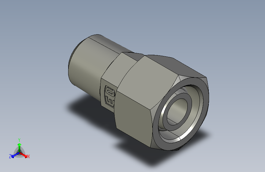 美制锥螺纹组合接头EGE16S1_2NPTCF.igs