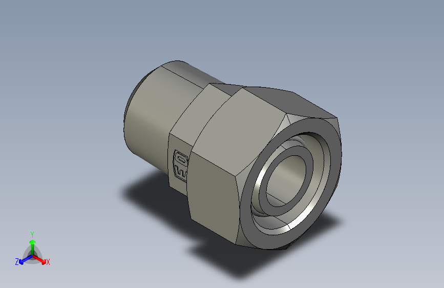 美制锥螺纹组合接头EGE25S1NPTCF.igs