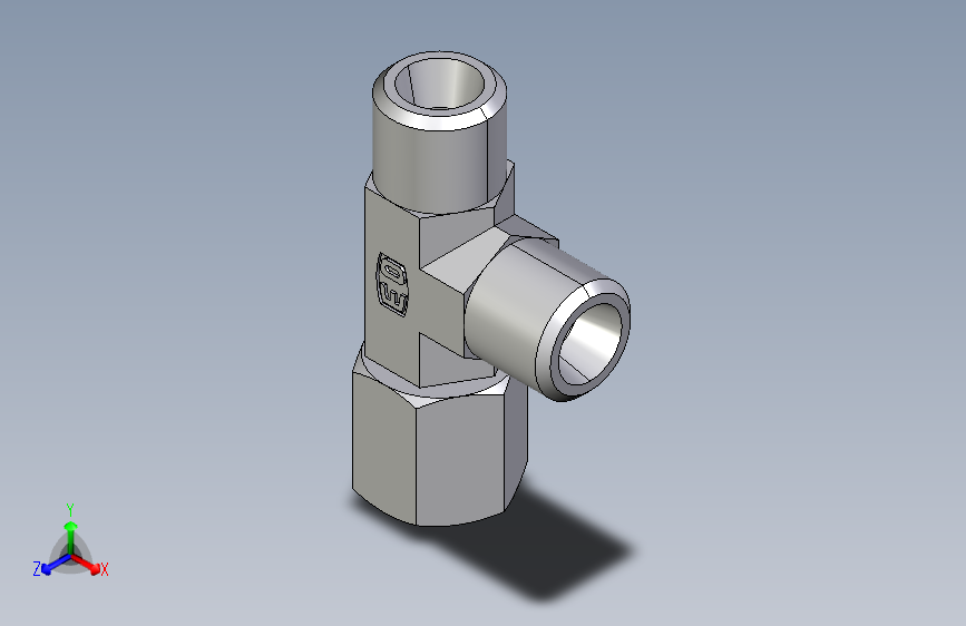三通组合接头EL06LOMD.igs