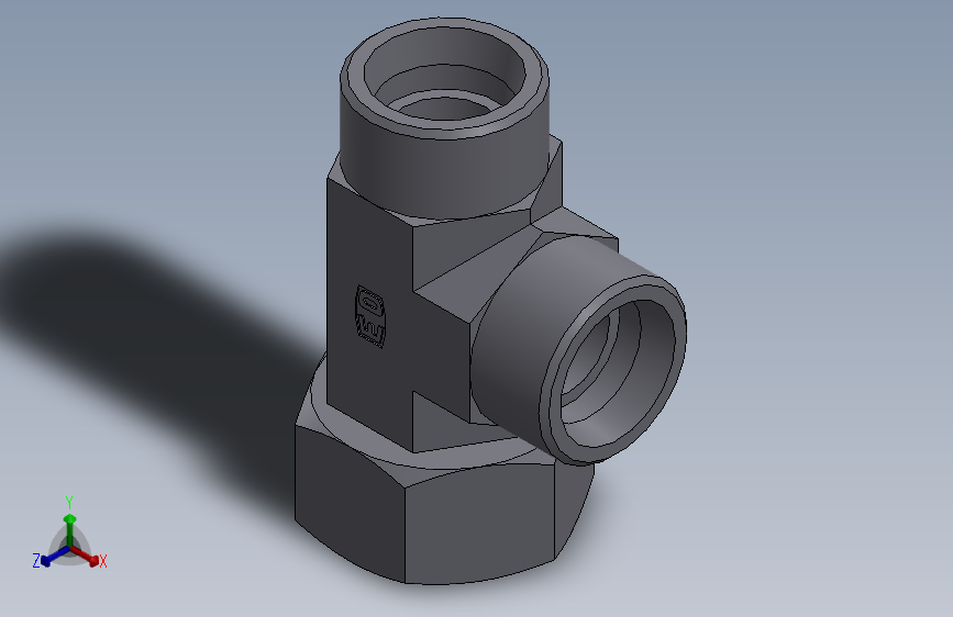三通组合接头EL25SOMD.SLDPRT