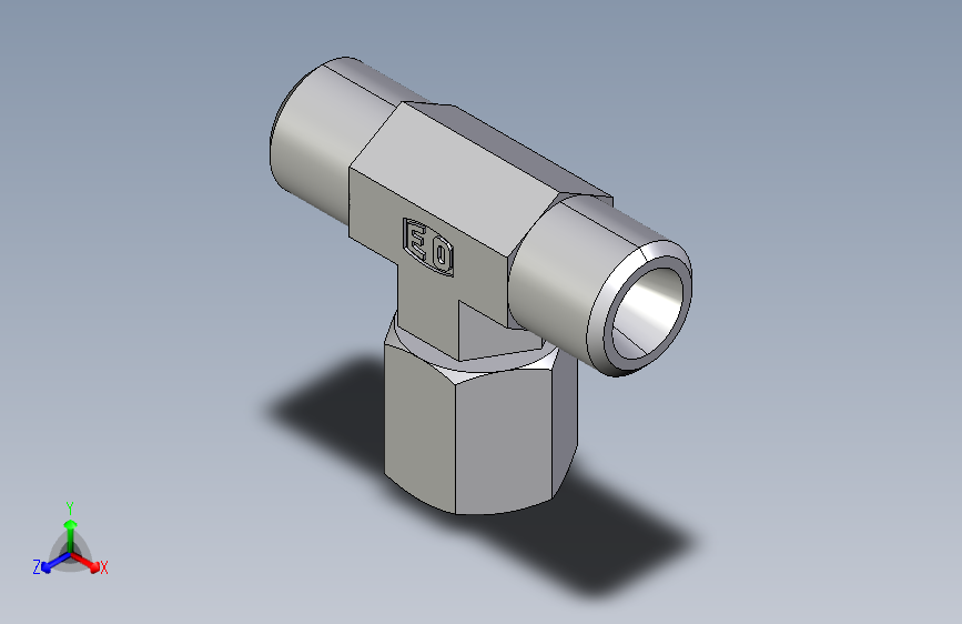 三通组合接头ET06LOMD.igs