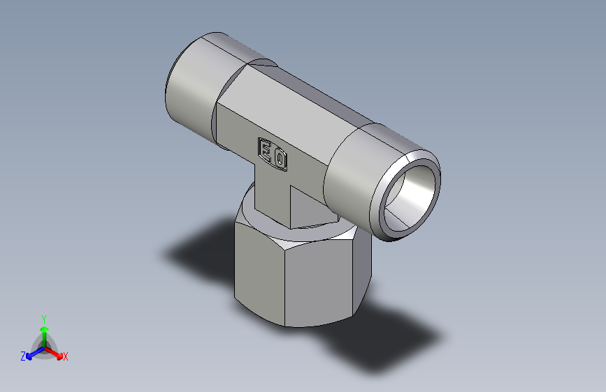 三通组合接头ET08LOMD.igs