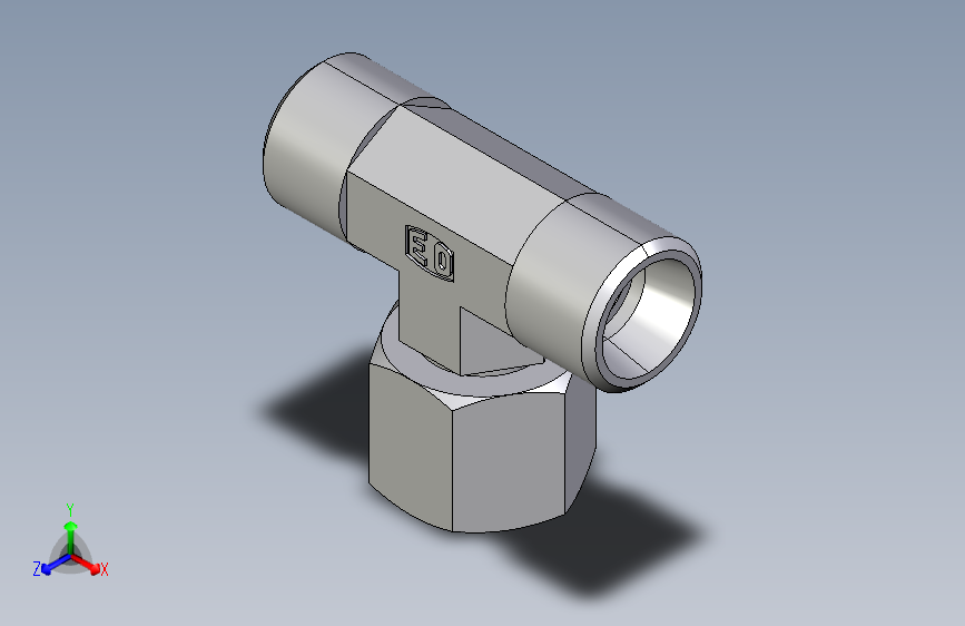 三通组合接头ET10LOMD.igs