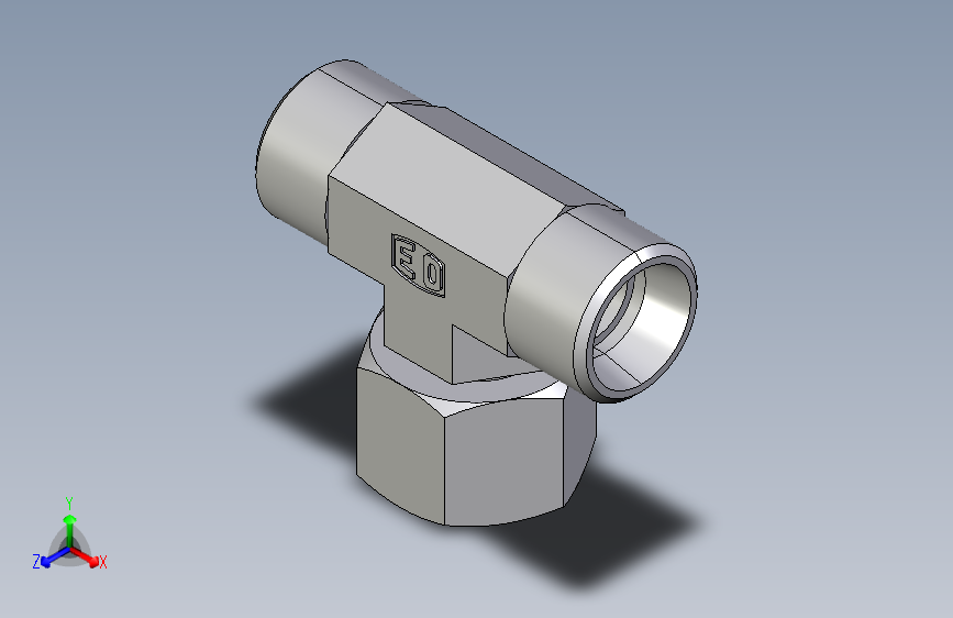 三通组合接头ET12LOMD.igs