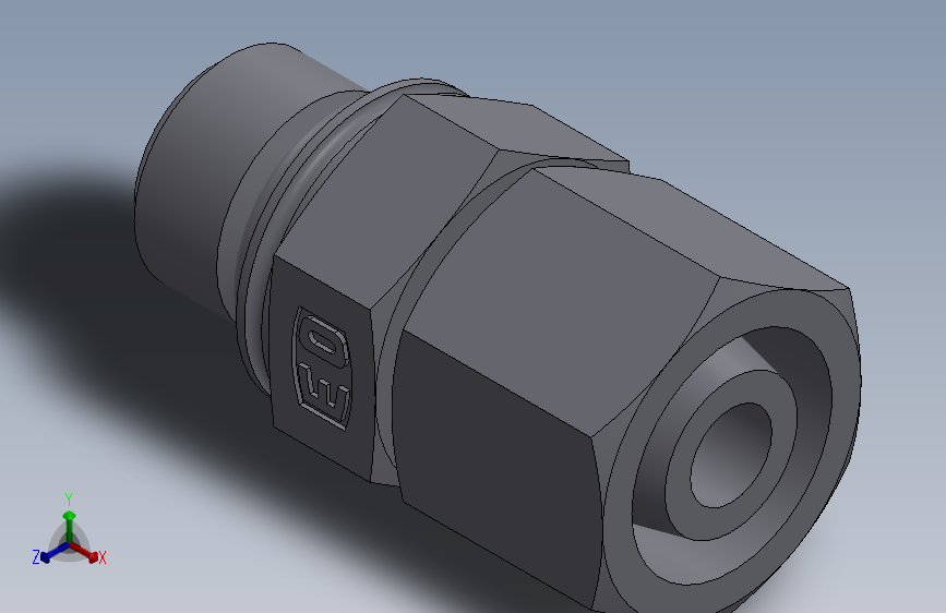 直接头公制O圈密封EGEO10LMCF.SLDPRT