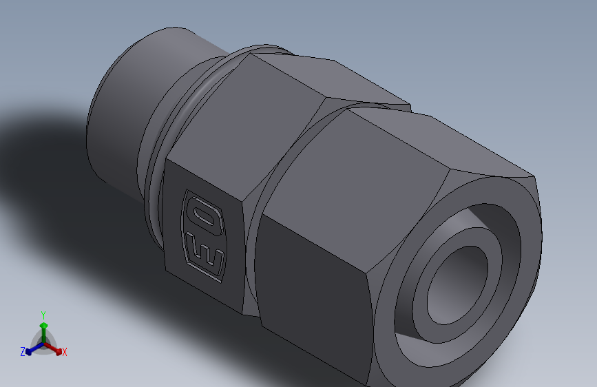 直接头公制O圈密封EGEO12LMCF.SLDPRT