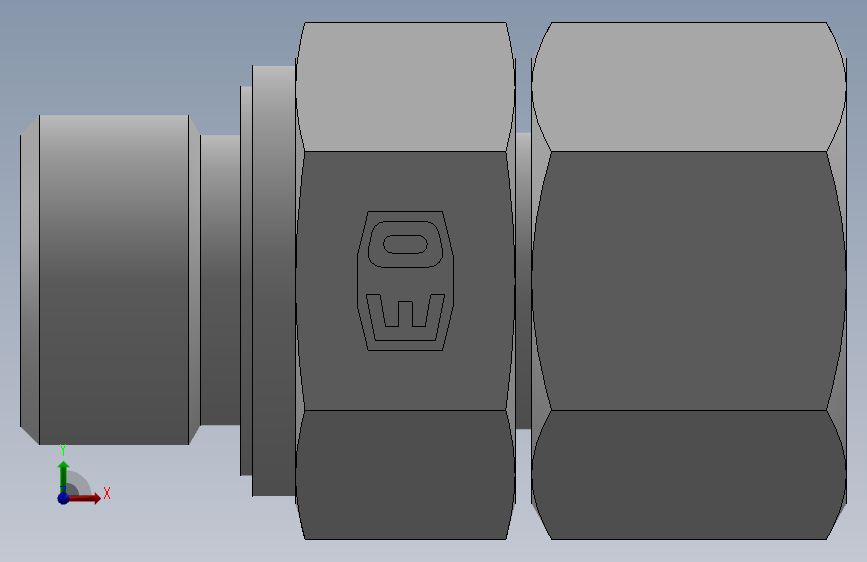 直通公制螺纹组合接头EGE14SMED.SLDPRT