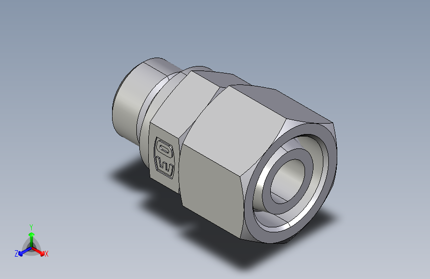 直通公制螺纹组合接头EGE15LMED.igs