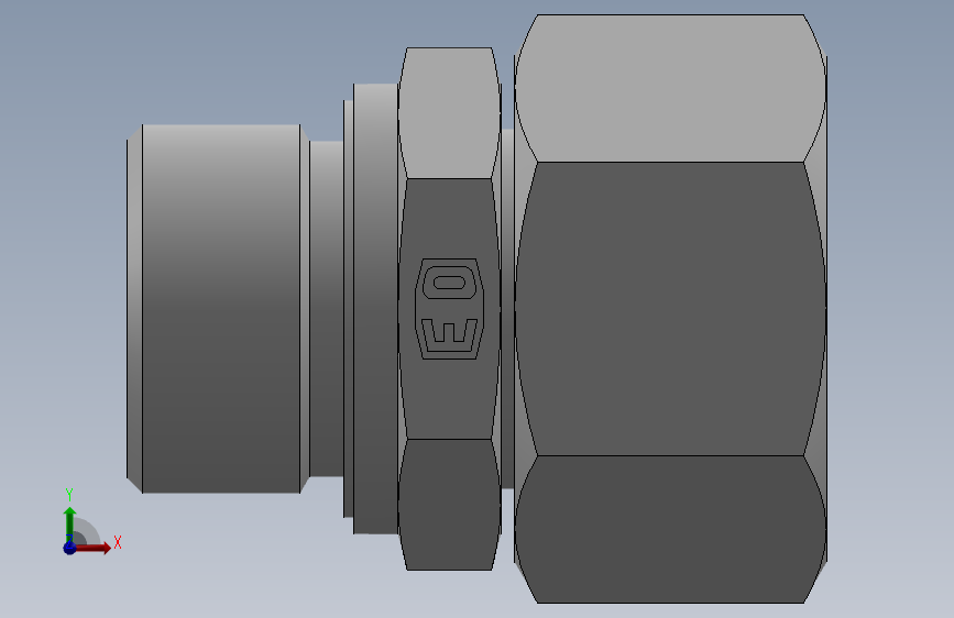 直通公制螺纹组合接头EGE22LMED.SLDPRT
