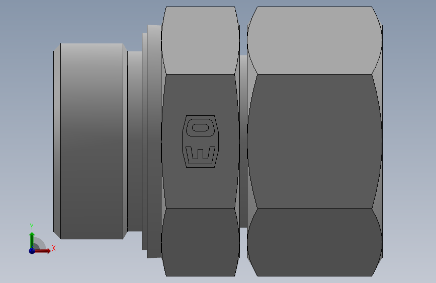 直通公制螺纹组合接头EGE30SMED.SLDPRT