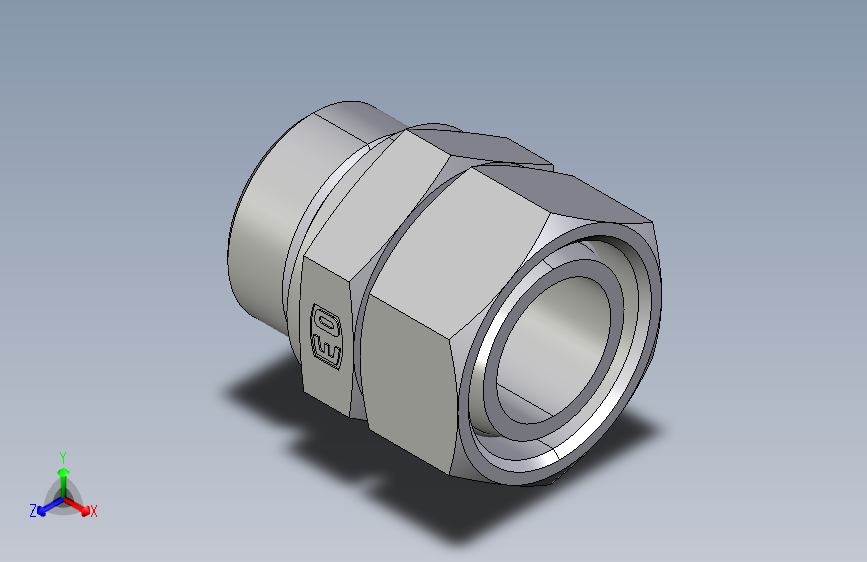 直通公制螺纹组合接头EGE35LMED.igs