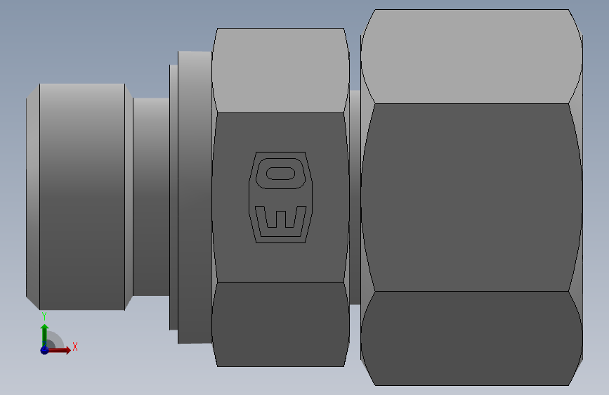 直通管螺纹组合接头EGE16SRED.SLDPRT
