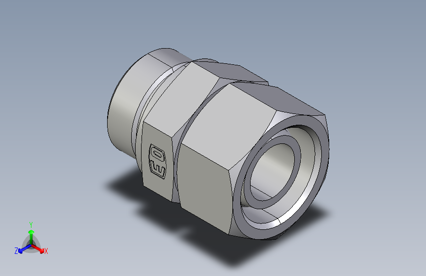 直通管螺纹组合接头EGE30SRED.igs