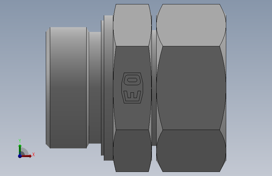 直通管螺纹组合接头EGE35LRED.SLDPRT