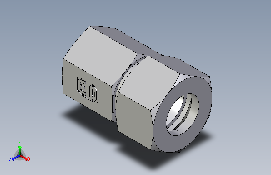 直通内螺纹接头GAI15LMCF.igs