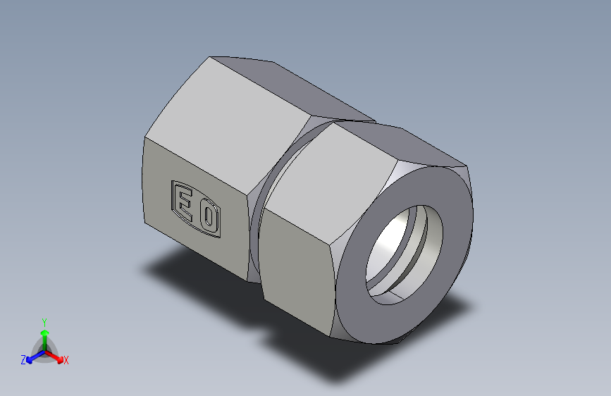 直通内螺纹接头GAI18LMCF.igs