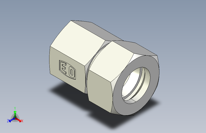 直通内螺纹接头GAI22LMCF.igs