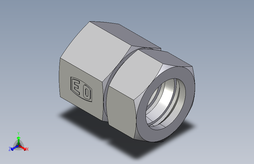 直通内螺纹接头GAI28LMCF.igs