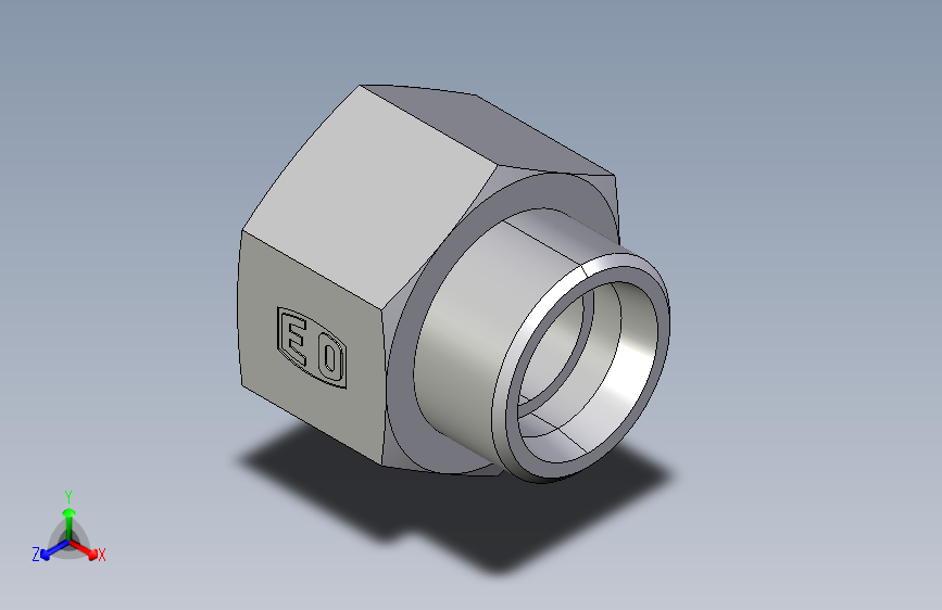 直通内螺纹接头GAI30SMCFX.igs