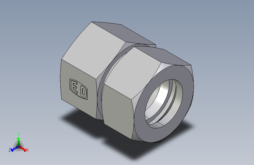 直通内螺纹接头GAI38SMCF.igs
