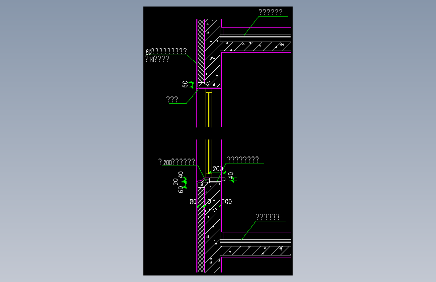 超全建筑设计院CAD节点大样详图块外墙屋地面防水钢楼梯结构施工 (40)