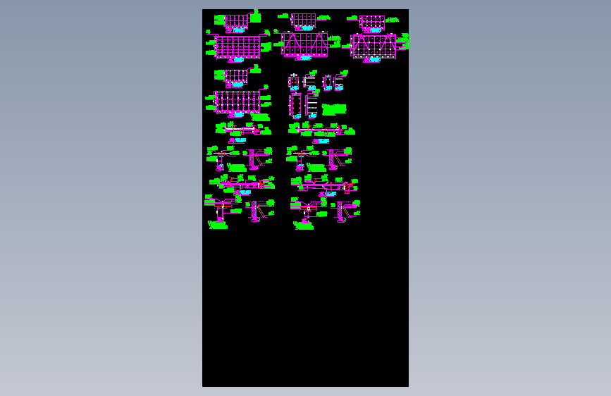 007-玻璃雨棚施工图