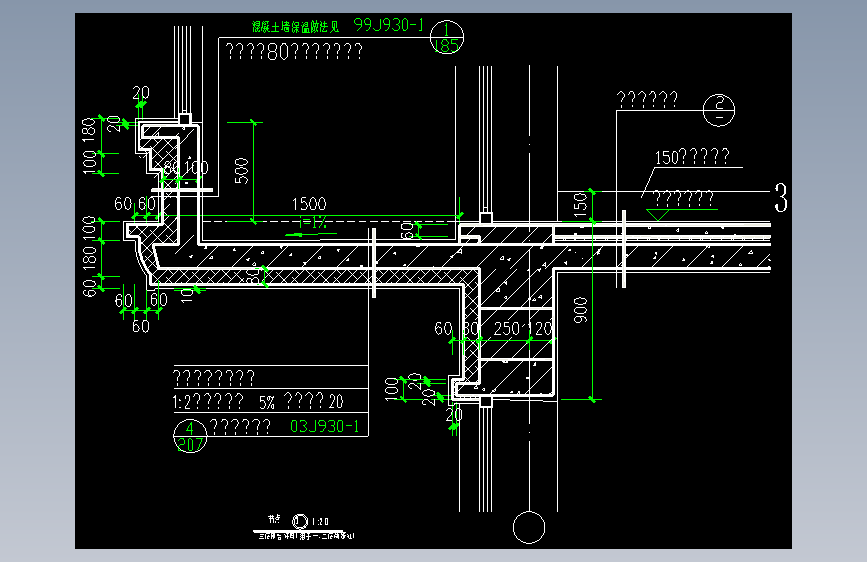 007-三层阳台详图(用于一.二层商服处)