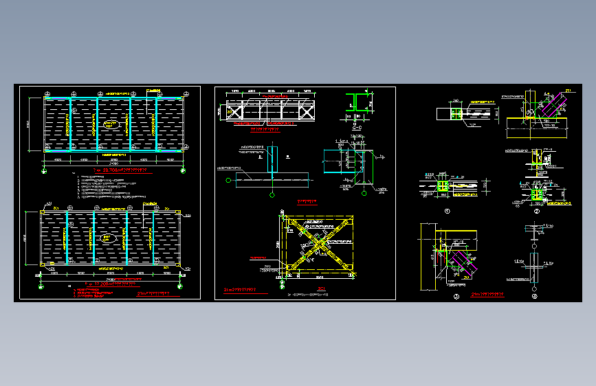 21m钢结构连廊节点构造详图_recover