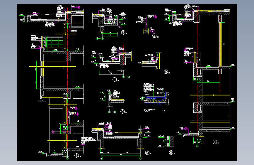 022-节点详图及墙身剖面2