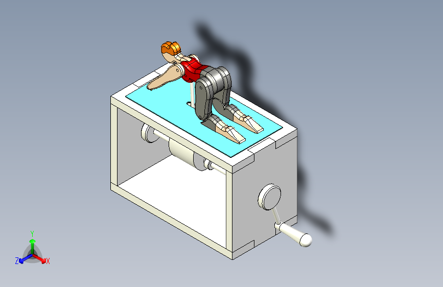 B2002979-体操运动员玩具机构