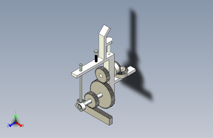 B2002982-齿轮凸轮机构渲染