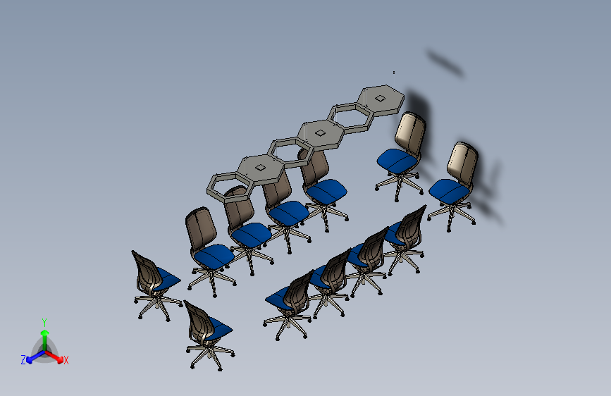 B2003002-办公桌椅