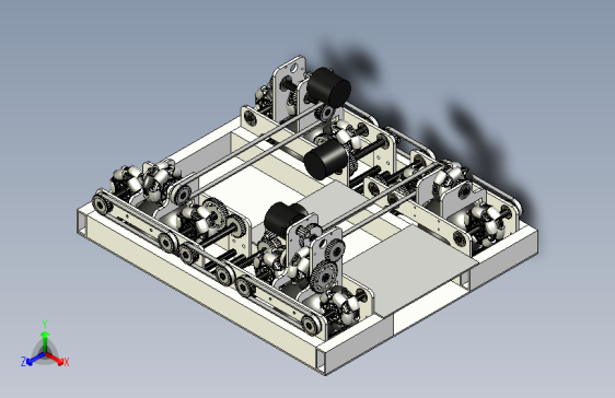 B2003078-全向轮驱动底盘