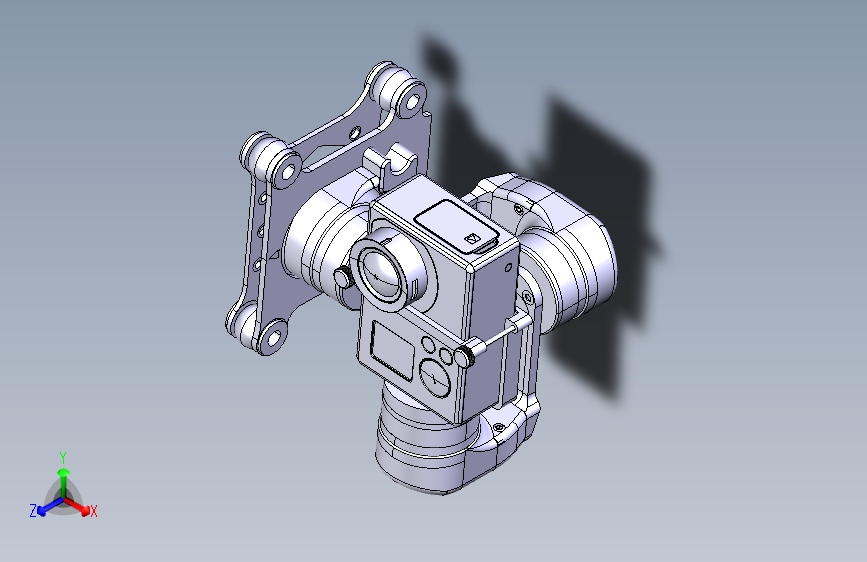 B2003214-适用于GoPro的迷你3D云台（Feiyutech）