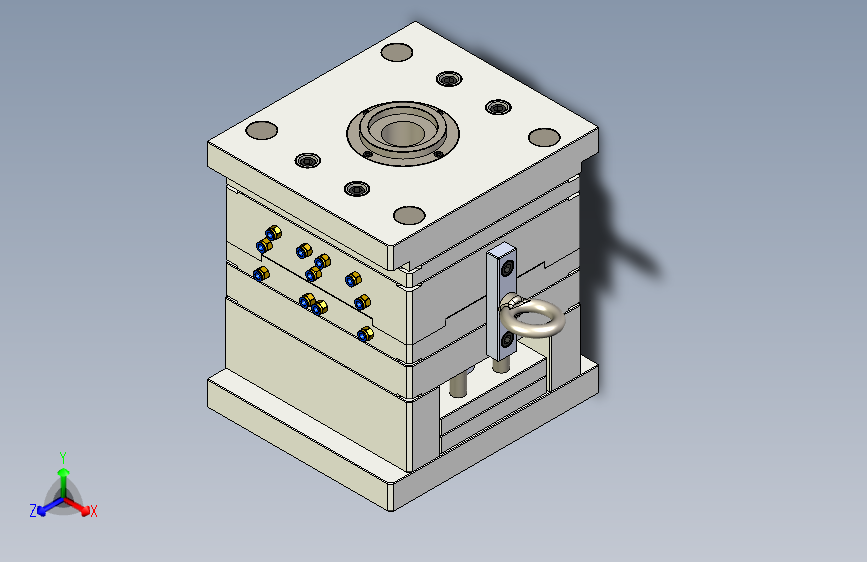 B2003287-瓶盖注塑模具设计
